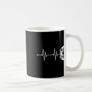 Mug Gamer Heartbeat Shirt Don Pour Le Jeu Vidéo Lover