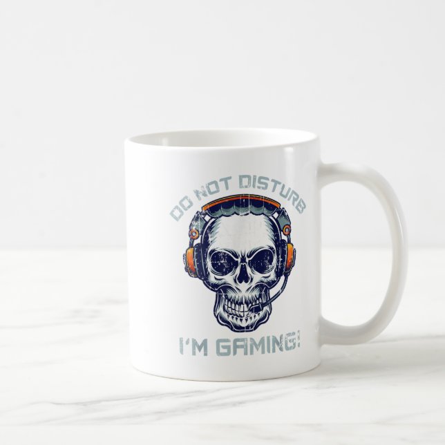 Mug Gamer - Ne pas déranger Je suis Jeu - Jeu Cadeau (Droite)