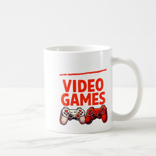 Mug Gamer Valentine V Is For Video Games Valentines Da (Droite)