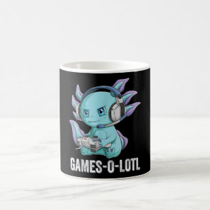 Mug Gamesolotl Axolotl Vidéo Gamer Kawaii Anime garçon