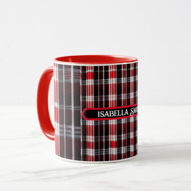 Mug Gamme Abstraite Red Black (Devant gauche)