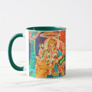 Mug Ganesha Vintage Hindu Deity Spirituel