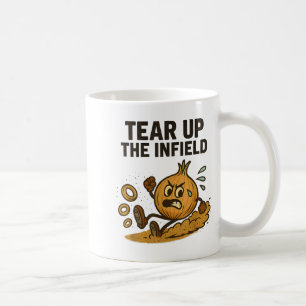 Mug Gant de base-ball intérieur doux anneaux d'oignon 