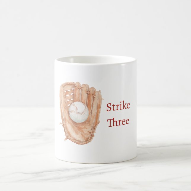 Mug Gant de Baseball Troisième Frappe (Centre)