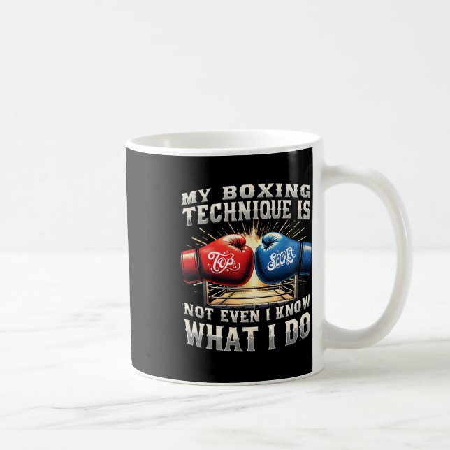 Mug Gants de boxe de chasse - Citation de gymnase amus (Droite)
