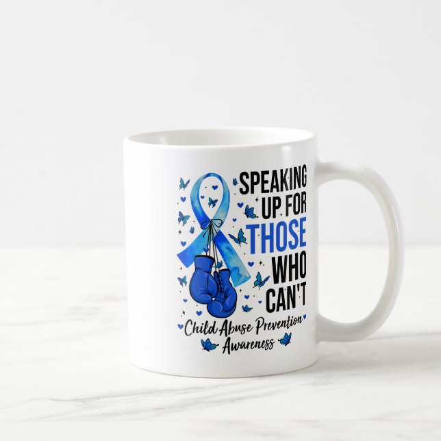 Mug Gants de boxe de sensibilisation à la prévention d (Droite)