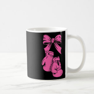 Mug Gants de boxe Pink Ribbon Sensibilisation au cance