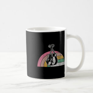 Mug Gants de boxe rétro Vibes arc-en-ciel