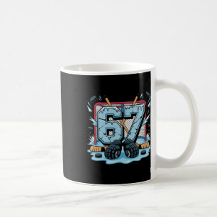 Mug Gants de patinoire Hockey 67 Drip Ice Meme Six Sev