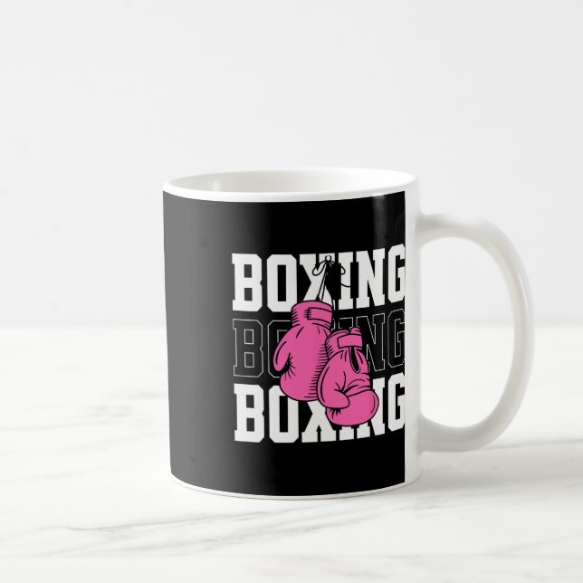 Mug Gants en boîte rose (Droite)