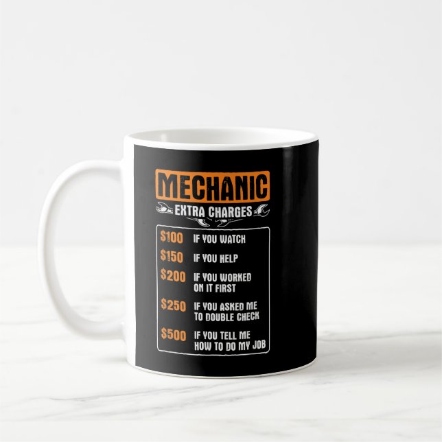 Mug Garage Mécanique Charges supplémentaires Taux Régl (Gauche)