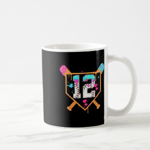Mug Garçon 12 ans Anniversaire Baseball Crème Glacée G