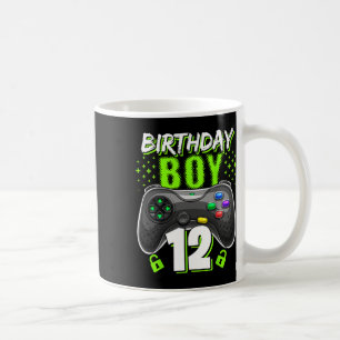 Mug Garçon 12 Manette de jeu vidéo Joueur 12ème Annive