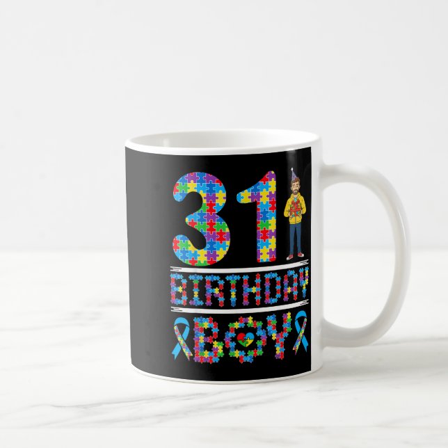 Mug Garçon 31e anniversaire de sensibilisation à l'aut (Droite)