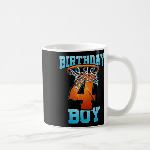 Mug Garçon 4 ans Cadeaux 5e anniversaire Bysketbyll Pe