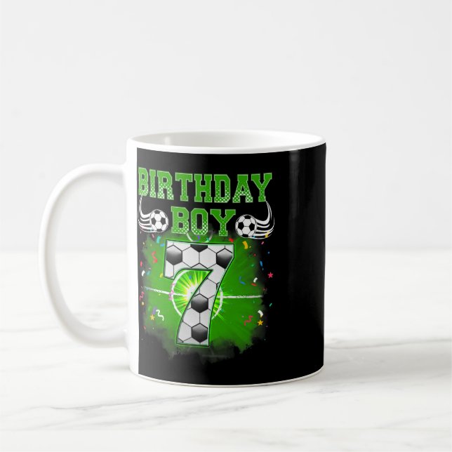 Mug Garçon 7 ans Anniversaire J'avais 6 ans maintenant (Gauche)
