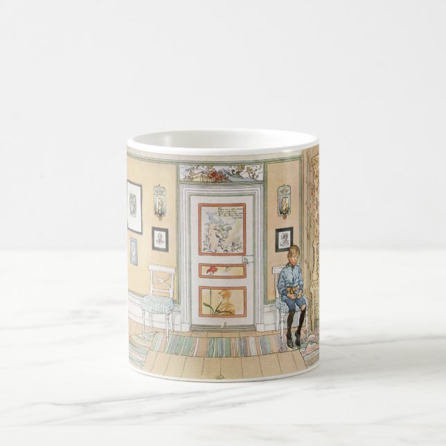 Mug Garçon assis dans le coin (par Carl Larsson) (Centre)