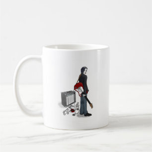 Mug garçon avec guitare effiloche