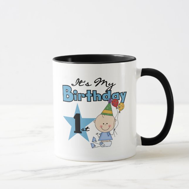 Mug Garçon C'est mes t-shirts et cadeaux d'anniversair (Droite)