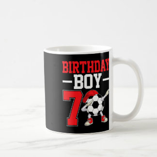 Mug Garçon d'anniversaire 7 ans Dabbing Football 7e an