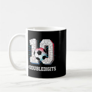 Mug Garçon de 10 ans 10 Double chiffres Anniversaire F
