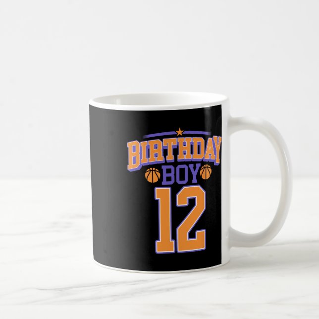 Mug Garçon de 12 ans amateur de squelette pour son 12e (Droite)
