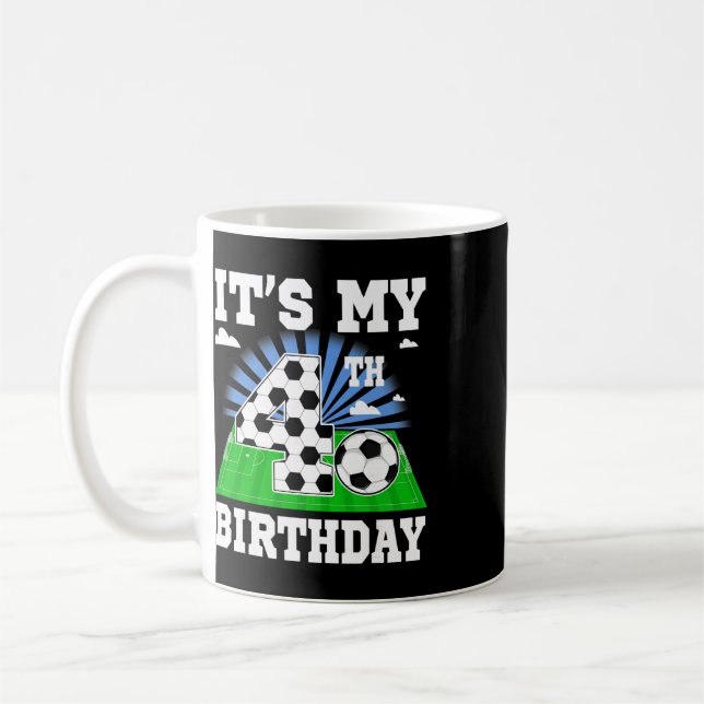 Mug Garçon de 4 ans C'est mon 4ème anniversaire Thème  (Gauche)