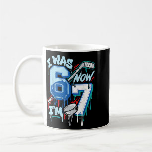 Mug Garçon de 7 ans Hockey 7e anniversaire J'avais 6 a
