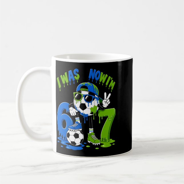 Mug Garçon de 7 ans pour son anniversaire Soccer Ice C (Gauche)