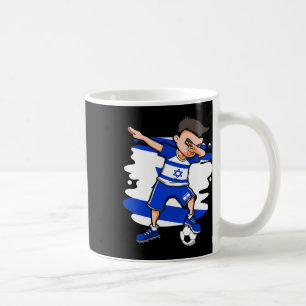 Mug Garçon de football qui fait dab - Maillot israélie