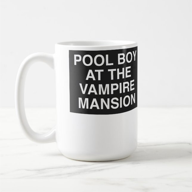 Mug Garçon de Piscine au Manoir des Vampires (Gauche)
