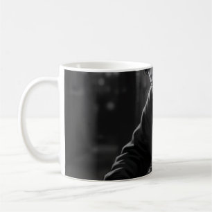 Mug Garçon esthétique lunatique en capuche Rond Porte-