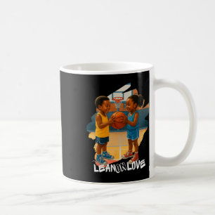 Mug Garçon et fille afro-américains croquis ludique
