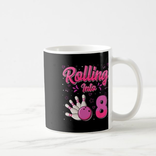 Mug Garçon Fille Bowling Anniversaire Roulant Dans 8 D (Droite)
