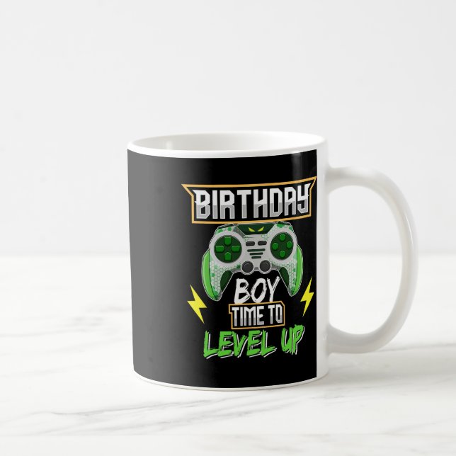 Mug Garçon Il est temps de passer au niveau supérieur  (Droite)