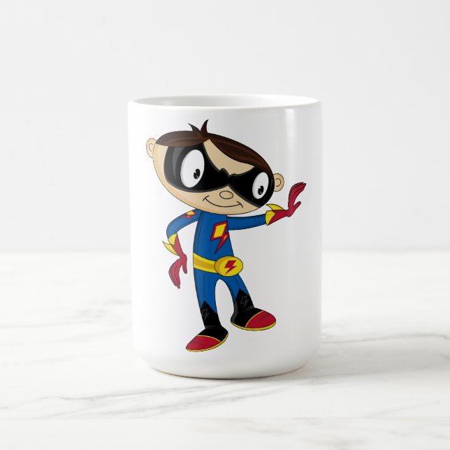 Mug Garçon mignon de super héros (Centre)