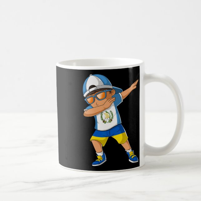 Mug Garçon moitié guatémaltèque moitié ukrainien Drape (Droite)