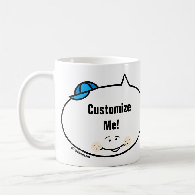 Mug Garçon personnalisable d'iamQuotes (Gauche)