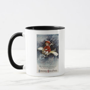Mug Garçon pilotant l'avion expédient