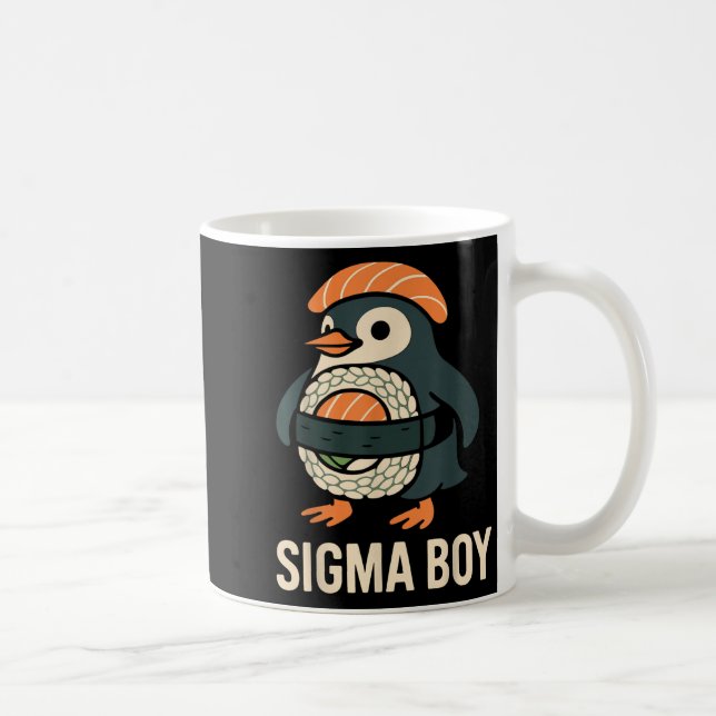 Mug Garçon Sigma Rot de Cerveau Italien Mème Drôle Man (Droite)