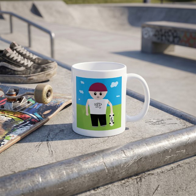Mug Garçon Skateur (Créateur téléchargé)