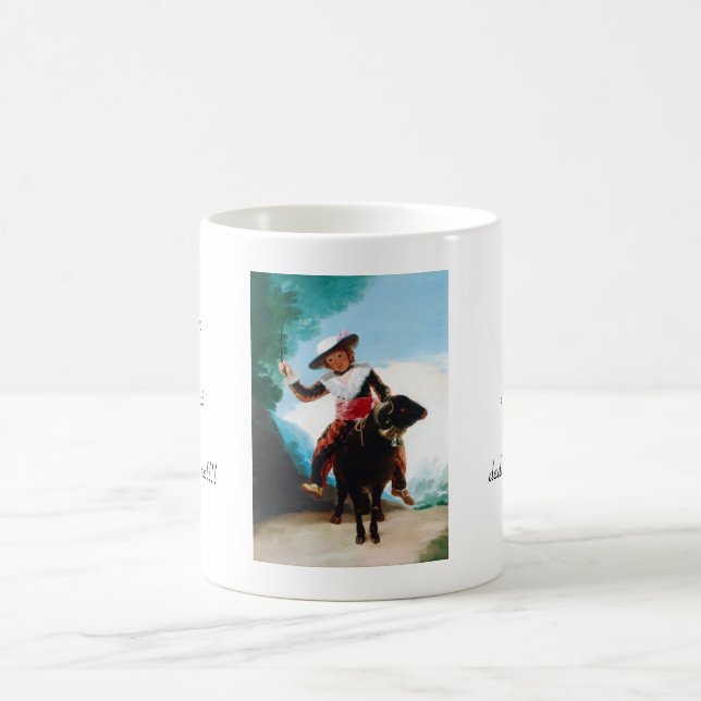 Mug Garçon sur une RAM Francisco José de Goya (Centre)