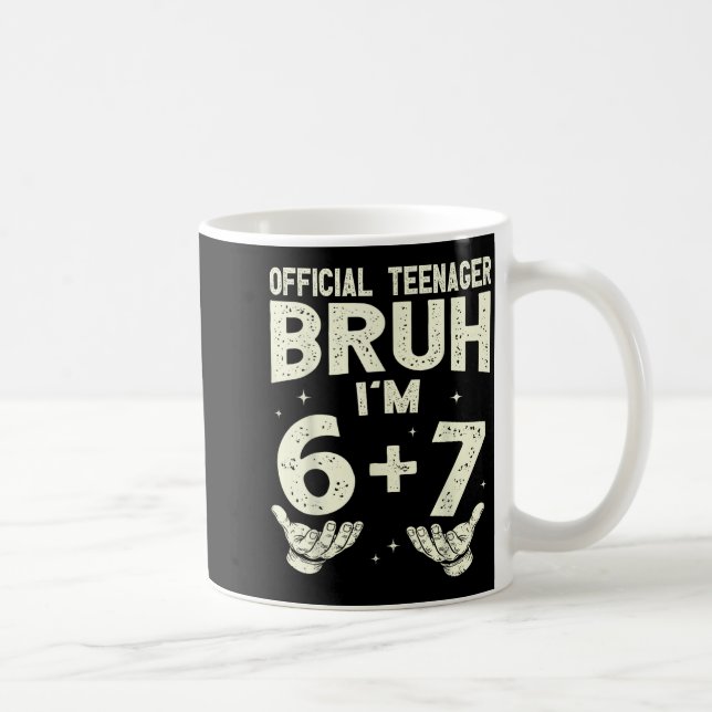 Mug garçons adolescents de 13 ans d'anniversaire six s (Droite)