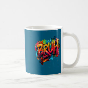Mug Garçons Bruh Mème Drôle Citation Adolescents Graff