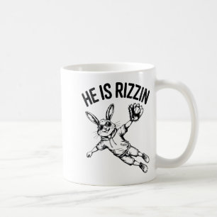 Mug Garçons Il Est Ressuscité Lapin Visage Lunettes de