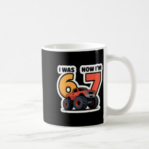 Mug Garçons j'avais 6 ans maintenant j'ai 7 ans camion