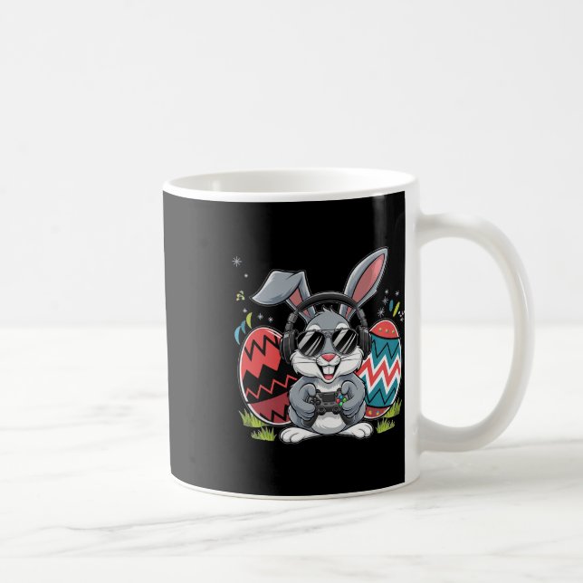 Mug Garçons Joyeux Jour de Pâques Jeu Vidéo Oeuf Bunny (Droite)