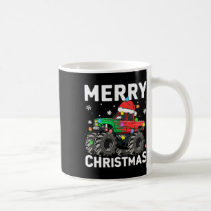 Mug Garçons Joyeux Monster Camion Santa Hat Toddl