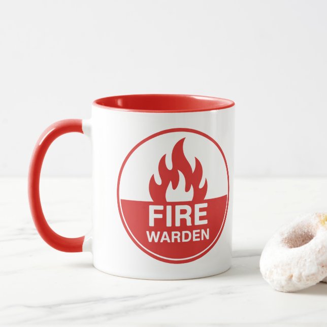 Mug Garde contre les incendies (Avec donut)