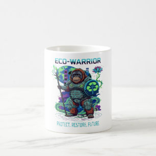 Mug Garde Cyberpunk Orang-outan Éco-Guerrier